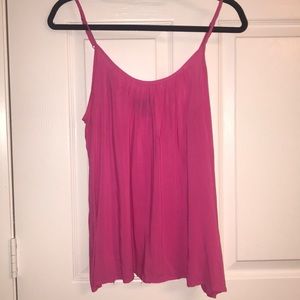 Hot pink tank- worn once